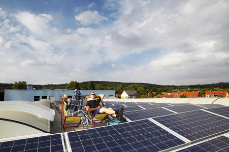 WORKING ART: Photovoltaik Installateur / Solar PV Installer Bodypainting