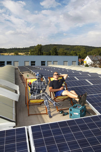 WORKING ART: Photovoltaik Installateur / Solar PV Installer Bodypainting
