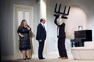 Theaterprobe 'Die Studentin und Monsieur Henri' im Hamburg