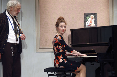 Theaterprobe 'Die Studentin und Monsieur Henri' im Hamburg
