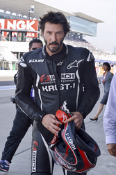 Keanu Reeves at Suzuka Circuit in Japan