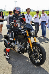 Keanu Reeves at Suzuka Circuit in Japan