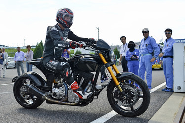 Keanu Reeves at Suzuka Circuit in Japan