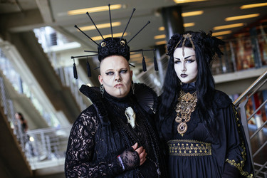 Besucher des XI. Amphi Festivals in Köln