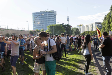 Techno-Demo 'Zug der Liebe' in Berlin