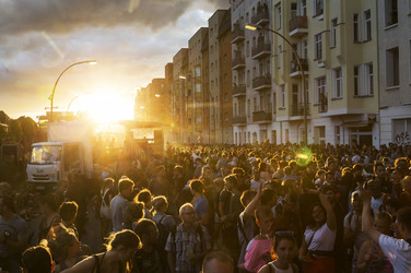 Techno-Demo 'Zug der Liebe' in Berlin