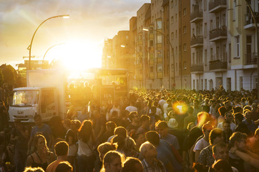 Techno-Demo 'Zug der Liebe' in Berlin
