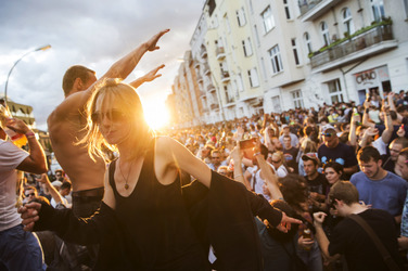 Techno-Demo 'Zug der Liebe' in Berlin