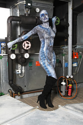 WORKING ART: Kälteanlagenbauer / Refrigeration Technician Bodypainting