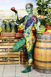 WORKING ART: Obsthändler/ Fruiterer Bodypainting