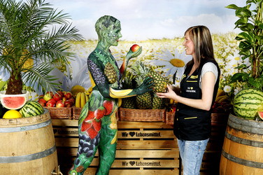 WORKING ART: Obsthändler/ Fruiterer Bodypainting