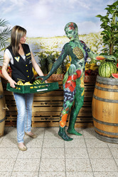 WORKING ART: Obsthändler/ Fruiterer Bodypainting