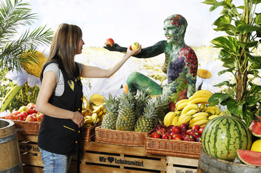 WORKING ART: Obsthändler/ Fruiterer Bodypainting