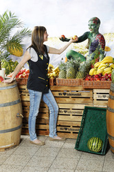 WORKING ART: Obsthändler/ Fruiterer Bodypainting