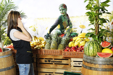 WORKING ART: Obsthändler/ Fruiterer Bodypainting