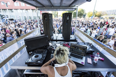 Techno-Demo 'Zug der Liebe' in Berlin