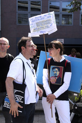 Solidaritätsdemo für Netzpolitik.org in Berlin