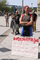 Solidaritätsdemo für Netzpolitik.org in Berlin