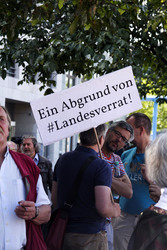 Solidaritätsdemo für Netzpolitik.org in Berlin