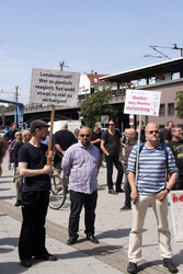 Solidaritätsdemo für Netzpolitik.org in Berlin