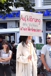 Solidaritätsdemo für Netzpolitik.org in Berlin