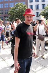 Solidaritätsdemo für Netzpolitik.org in Berlin