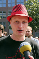 Solidaritätsdemo für Netzpolitik.org in Berlin