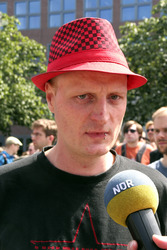 Solidaritätsdemo für Netzpolitik.org in Berlin