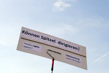Solidaritätsdemo für Netzpolitik.org in Berlin