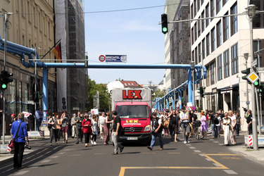 Solidaritätsdemo für Netzpolitik.org in Berlin