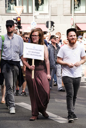 Solidaritätsdemo für Netzpolitik.org in Berlin