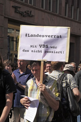 Solidaritätsdemo für Netzpolitik.org in Berlin