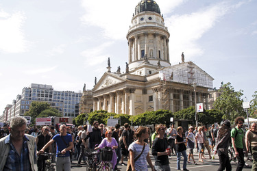 Solidaritätsdemo für Netzpolitik.org in Berlin