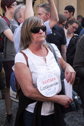 Solidaritätsdemo für Netzpolitik.org in Berlin