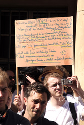 Solidaritätsdemo für Netzpolitik.org in Berlin