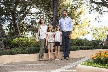 Die spanische Königsfamilie in Palma de Mallorca