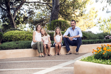 Die spanische Königsfamilie in Palma de Mallorca