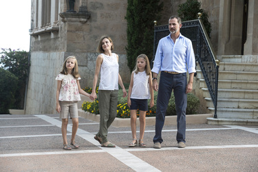 Die spanische Königsfamilie in Palma de Mallorca