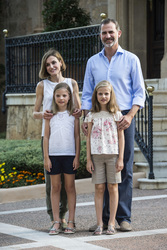 Die spanische Königsfamilie in Palma de Mallorca