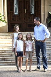 Die spanische Königsfamilie in Palma de Mallorca