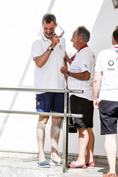Felipe VI. von Spanien besucht die Aifos Crew in Palma de Mallorca