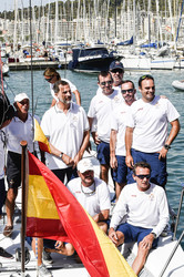 Felipe VI. von Spanien besucht die Aifos Crew in Palma de Mallorca