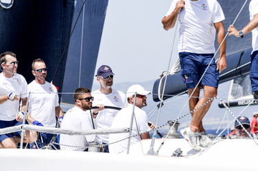 König Felipe VI. beim Segeln in Palma de Mallorca