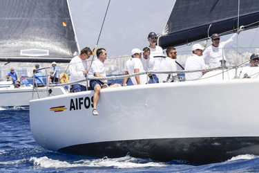 König Felipe VI. beim Segeln in Palma de Mallorca