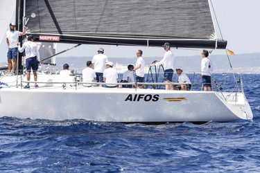 König Felipe VI. beim Segeln in Palma de Mallorca