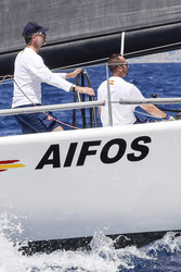 König Felipe VI. beim Segeln in Palma de Mallorca