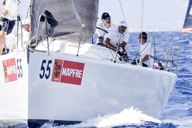 König Felipe VI. beim Segeln in Palma de Mallorca