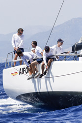 König Felipe VI. beim Segeln in Palma de Mallorca