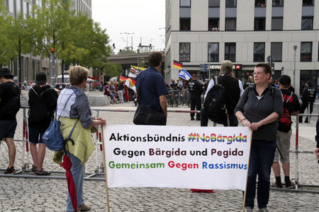 No Bärgida Demo in Berlin