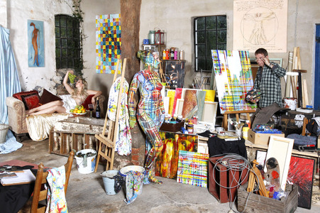 WORKING ART: Künstler / Artist Bodypainting